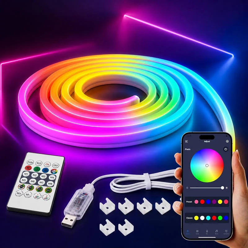 ALECART PREMIUM RGB NEON ROPE LIGHT