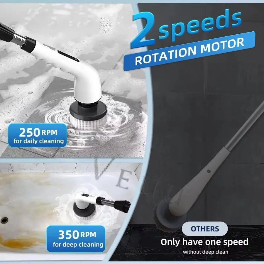 ELECTRIC SPIN SCRUBBER/MOP [9 IN 1]